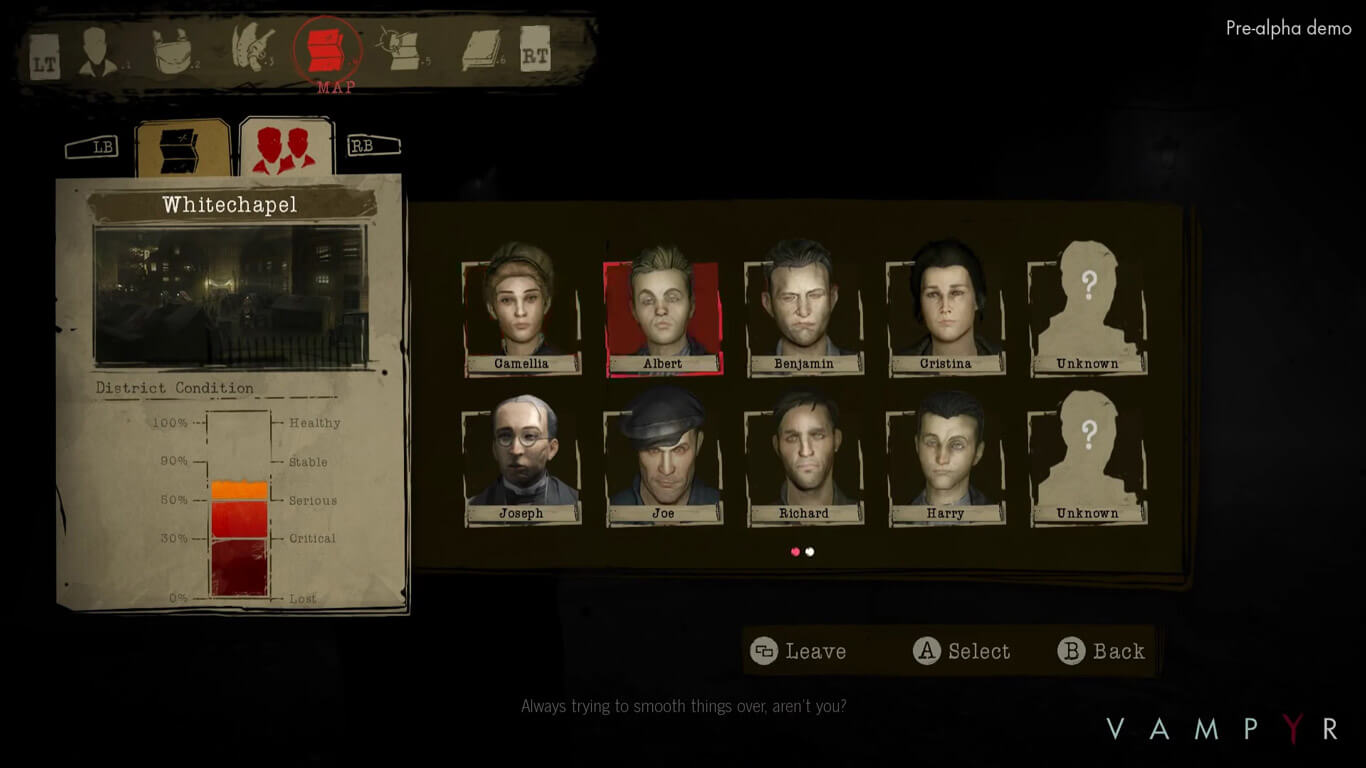 Vampyr скриншот (фото)
