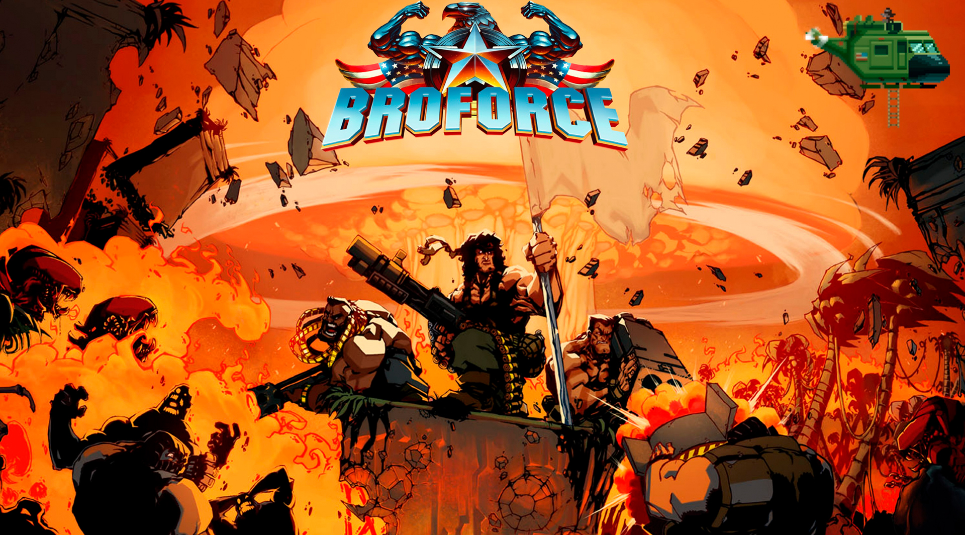 Broforce – дата выхода, системные требования, обзор, скриншоты, трейлер ...