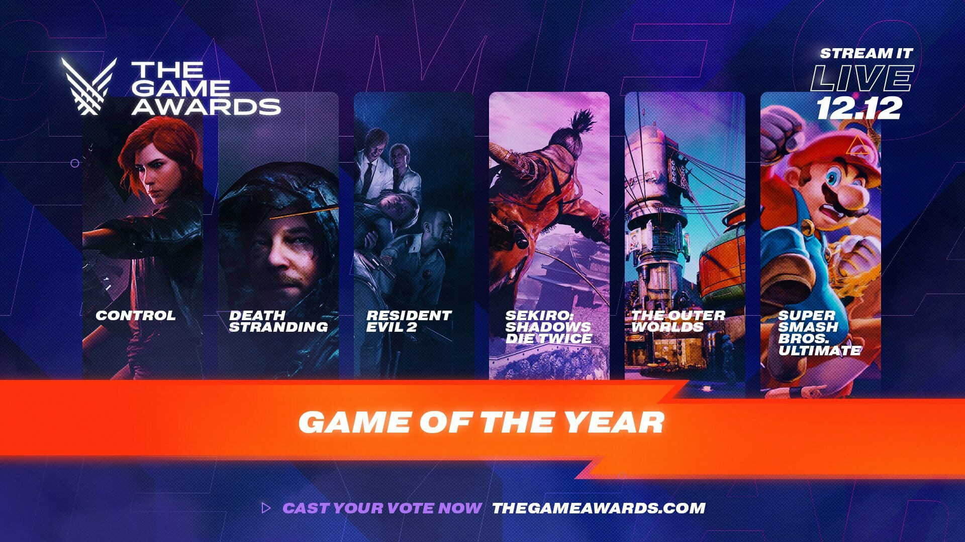 Объявлены номинанты The Game Awards 2019 (фото)
