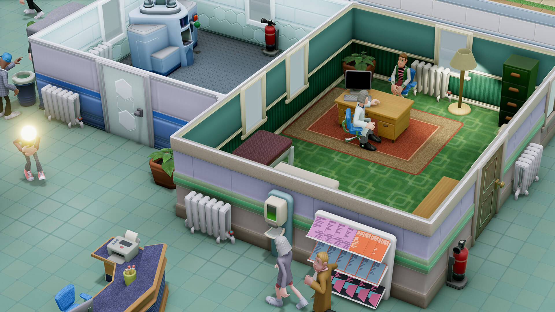 Two Point Hospital скриншот (фото)