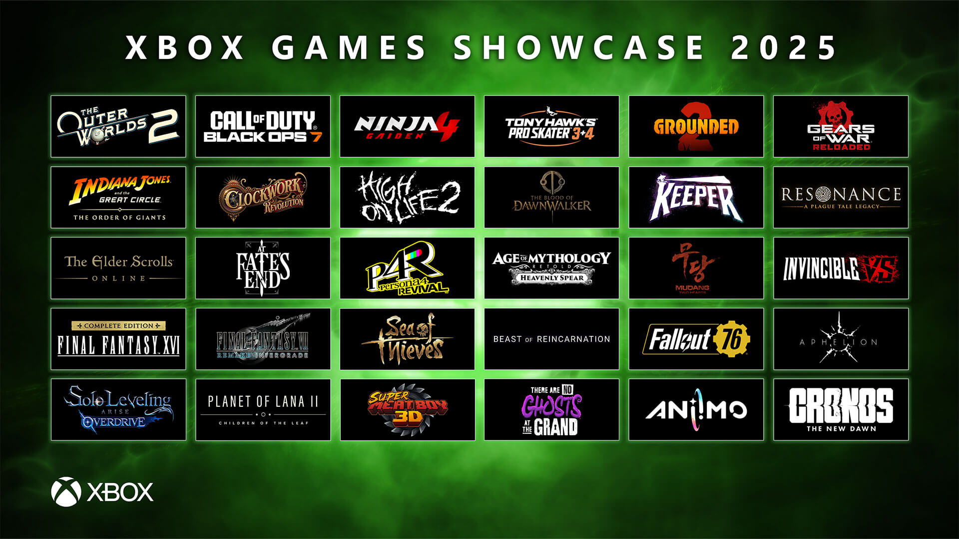 Все анонсы и трейлеры Xbox Games Showcase 2025 (8 июня)